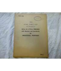 933cc & 1,72cc Engines With Gearbox Parts Manual  Code 19946