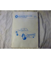 Triumph TR6 1974 - 1976 Parts Book - RTC9093A