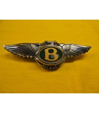 Bentley Arnage 1999 Boot Lock Key Cover Badge Chrome Green Label