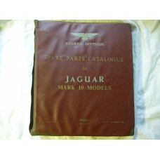 Jaguar Mark 10 Models Spare Parts Catalogue 1962