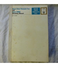 1969 1st Edition Rover Three Thousand Five & Rover 3500S Workshop Manual