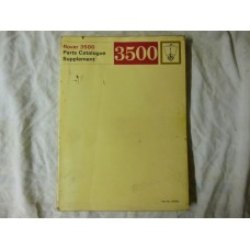 Rover 3500 Parts Catalogue Supplement Parts Number 605892