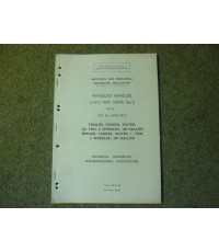 Waterproofing Instructions Technical Hand Book Trailer, Tanker, 100 - 200 Gallon.