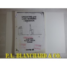 Lansing 4 & 4.1 Electric Floor Truck Range Operating And Safe Working Handbook