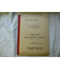 Truck 1 Ton GS 4x4 Austin K.9 Parts List Code 18559